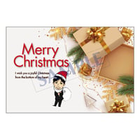 メッセージカード／クリスマスカード／21-0989／1セット（10枚）