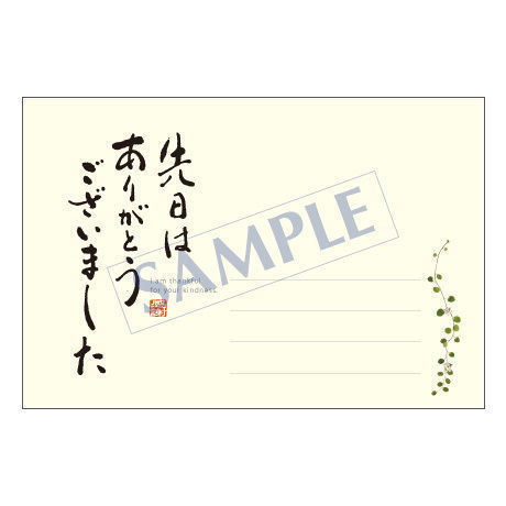 メッセージカード 　出会い・感謝・お祝い・ご挨拶　11-0491　 1セット（10枚）