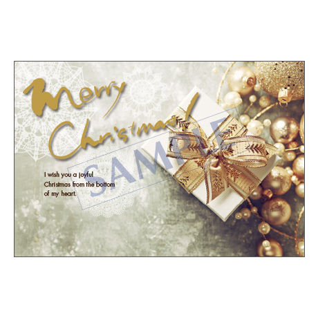 メッセージカード  クリスマス  18-0851  1セット（10枚）