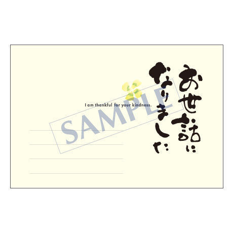 メッセージカード　出会い・感謝・お祝い・ご挨拶　08-0261　1セット（10枚）