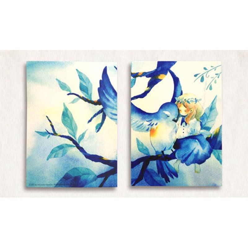 すみれ色の童話　　　絵画原画 静寂の文庫本ノート【童話の色】 | Sa.kura アート文庫本ノート