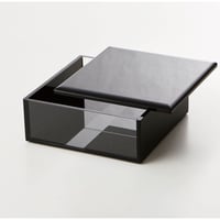 OJU お重・黒（同色蓋つき）
