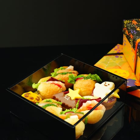 OJU お重・白（同色蓋つき）
