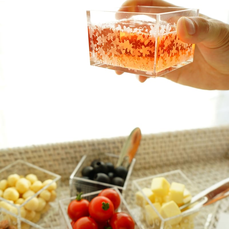 asimocrafts　MIYABI_A クリアレッド asimocrafts 38灯 MIYABI クリアレッド - メルカリ