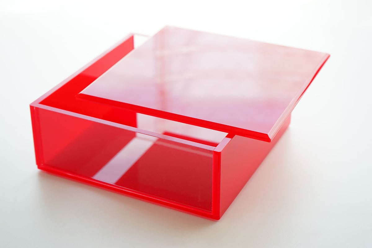 あかお OJU お重・赤（同色蓋つき） | mas/mas