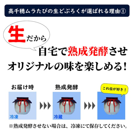 【要冷凍】甕入り 生どぶろく（化粧箱・柄杓付き）｜火入れなしで生きて発酵を続ける古代酒。高千穂の御神水仕込み☆祝いの席や贈答に最適な特別限定品