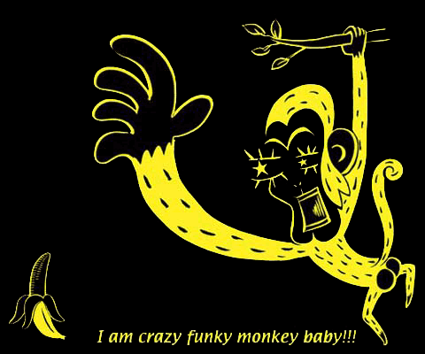 14866 FUNKY MONKEY BABYS パーカー 黒 無限の住人 くじ 高精細複製画