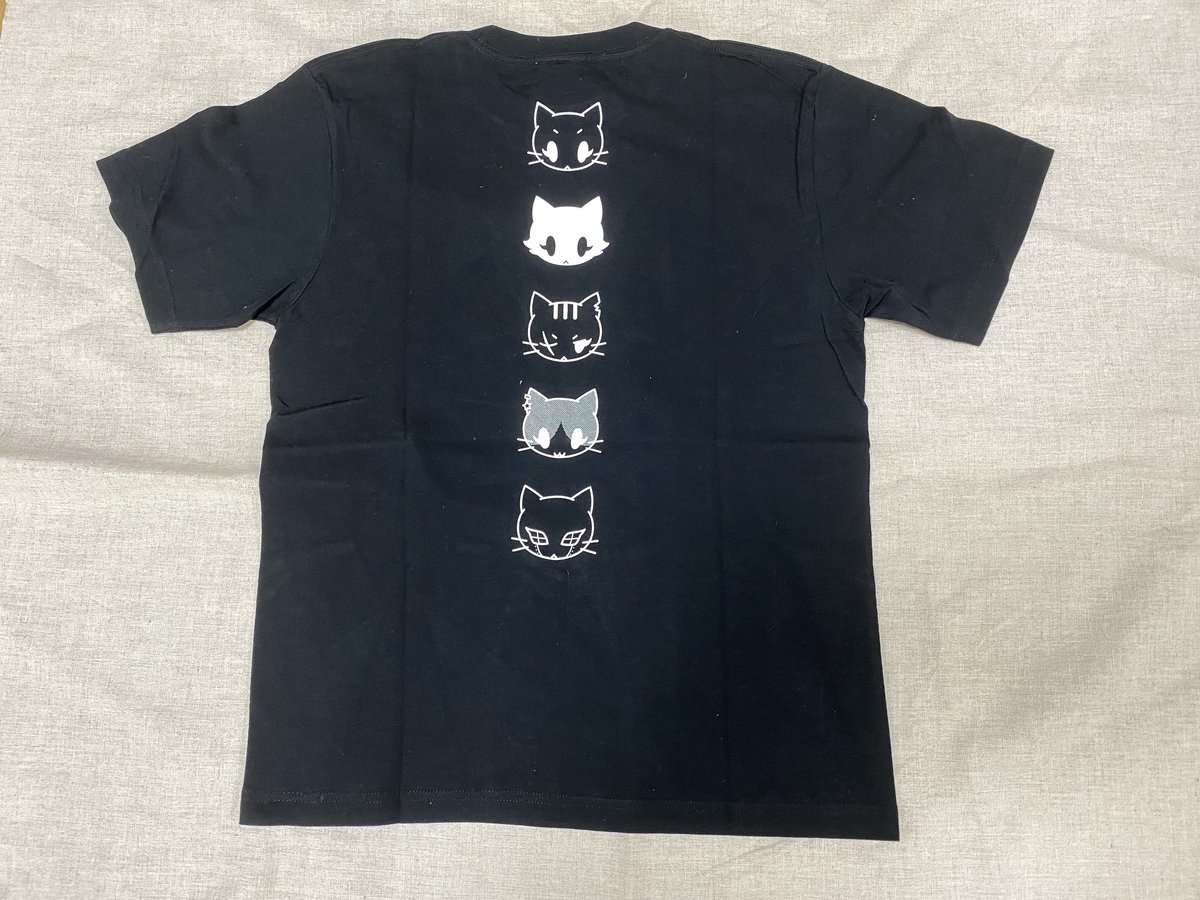 neconeco（ネコネコ）ブラック | Tシャツジャパン