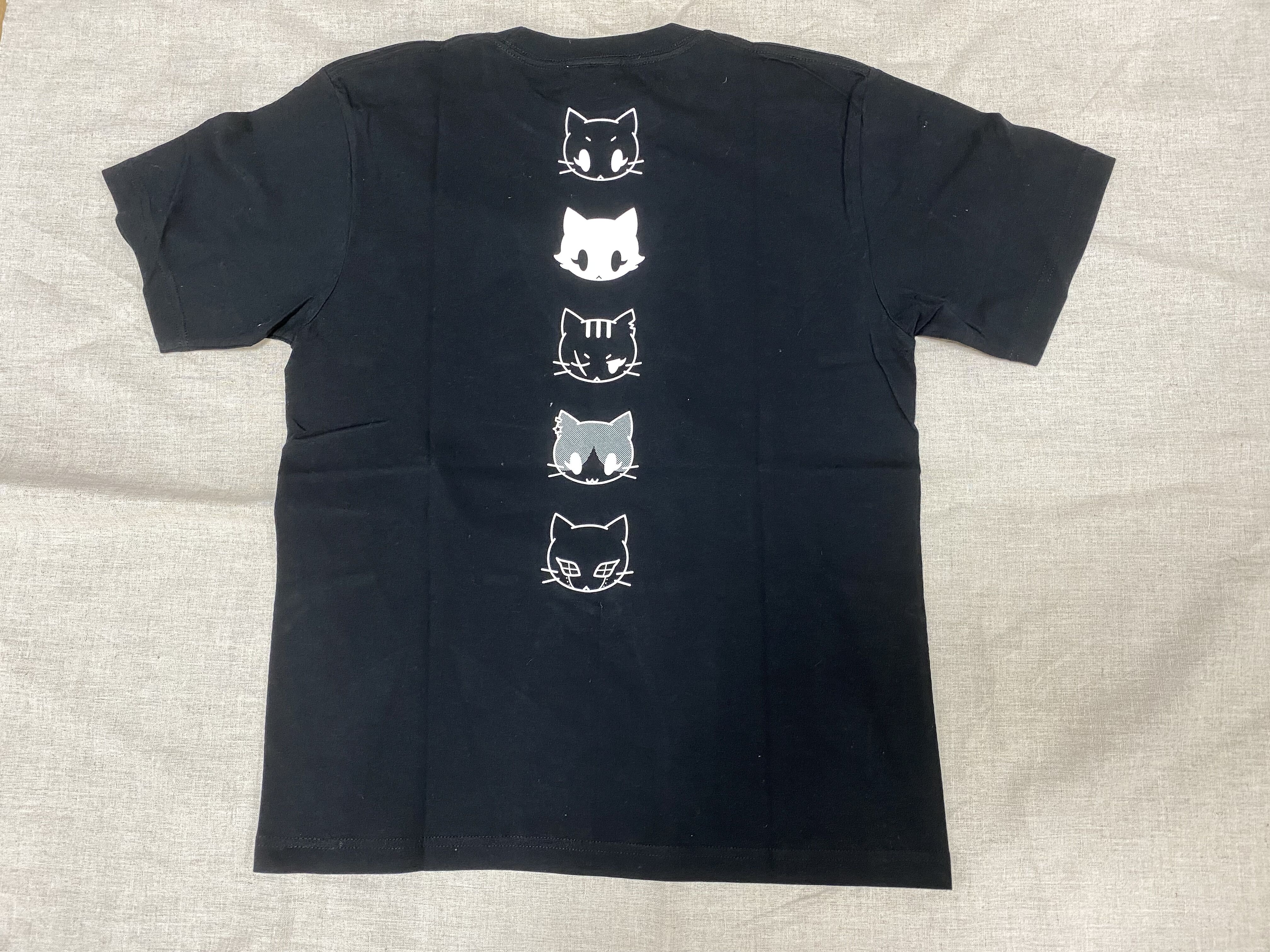 neconeco（ネコネコ）ブラック | Tシャツジャパン