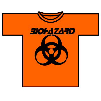 BIOHAZARD（バイオハザード）オレンジ | Tシャツジャパン