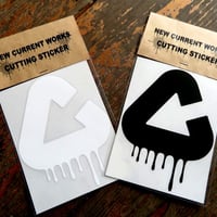 NEW CURRENT WORKS Cutting Sticker
