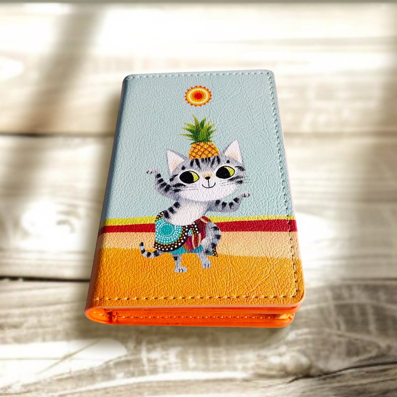 名刺入れ・カードケース「猫と蛇の太陽祭」 | edokolo