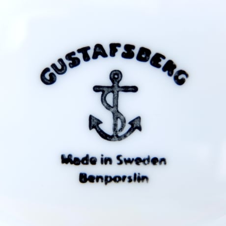 グスタフスベリ Gustavsberg X 鹿児島睦　アプリール　プレート（ホワイト）新品