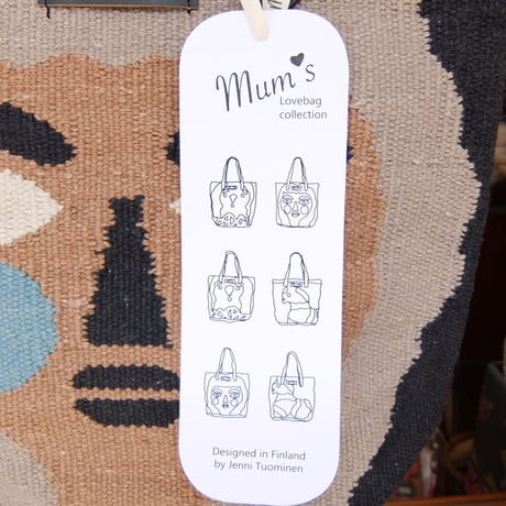 イェンニ・トゥオミネン Jenni Tuominen × Mum'sコラボ　ハンドメイド・トートバッグ（ガール）