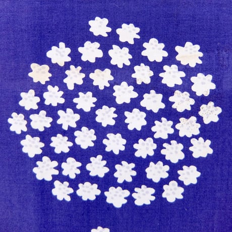 マリメッコ marimekko　＜Puketti＞ヴィンテージ・ファブリック（ネイビー）