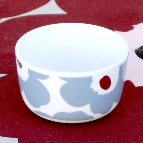 マリメッコ marimekko　＜Unikko＞ボウル（ブルーグレー）
