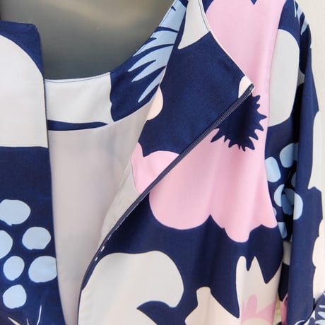マリメッコ marimekko　＜Kukkatori＞五分袖ワンピース　アジア限定