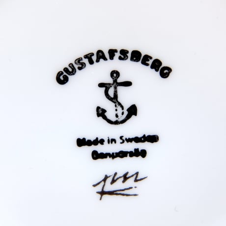 グスタフスベリ Gustavsberg X 鹿児島睦　ジュニ　カップ＆ソーサー（オークル）新品