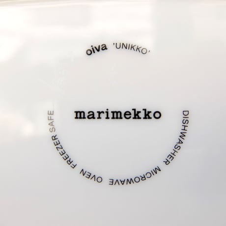 マリメッコ marimekko　＜Unikko＞ボウル（ブルーグレー）