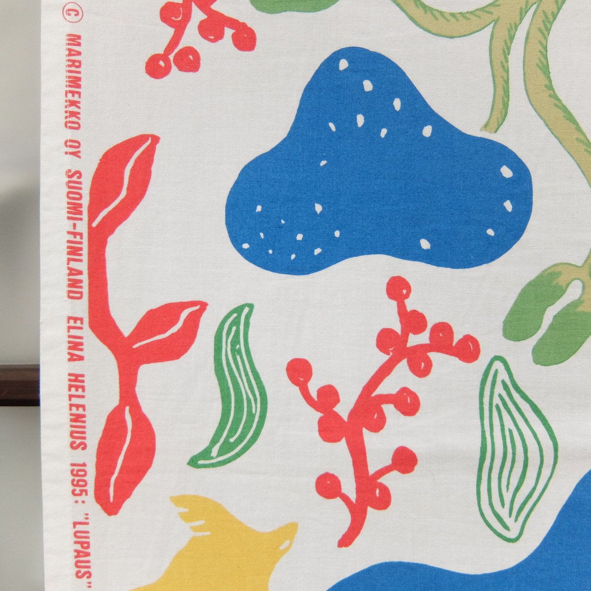 〈ヴィンテージ〉マリメッコ　marimekko ファブリック　BASSO marimekko “BASSO”（バッソ/レンガ色）vintage TEXTILE - ENN