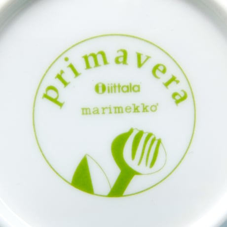 イッタラ Iittala × マリメッコ marimekko　＜Primavera＞カップ＆ソーサー（オレンジ）