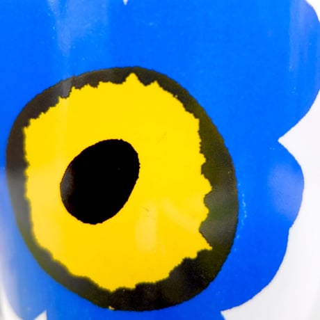 マリメッコ marimekko　＜Unikko＞OLDマグカップ（ブルー）