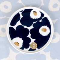 新品★マリメッコ ウニッコ 20cmプレート ブルーグレー 2枚 新品☆マリメッコ ウニッコ 20cmプレート ブルーグレー 2枚 新品