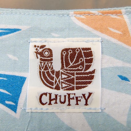 チャフィー CHUFFY　オリジナルカラー　七分袖ワンピース（水色）