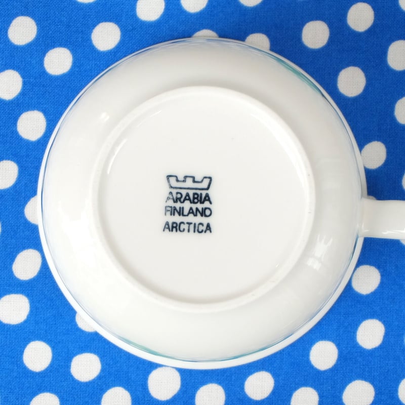 ARABIA アラビア アークティカ（ポエティカ）ティーカップ＆ソーサー