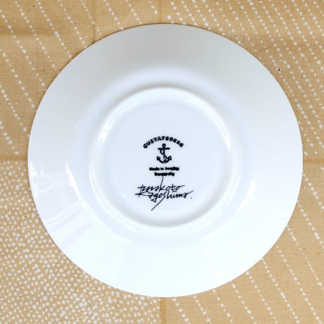 グスタフスベリ Gustavsberg X 鹿児島睦　ジュニ　カップ＆ソーサー（ブルー）新品