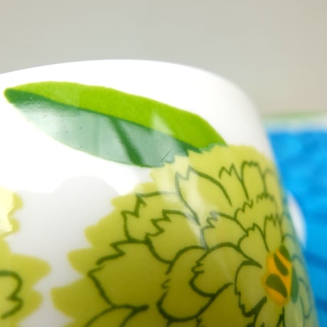 イッタラ Iittala × マリメッコ marimekko　＜Primavera＞カップ＆ソーサー（ライトグリーン）