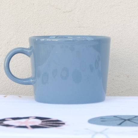 イッタラ Iittala / ARABIA アラビア　ティーマ　カップ＆ソーサー(S)　ブルーグレー（廃番）