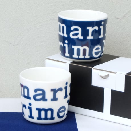 マリメッコ marimekko　＜Marimekko Logo＞コーヒーカップ2個セット　日本限定