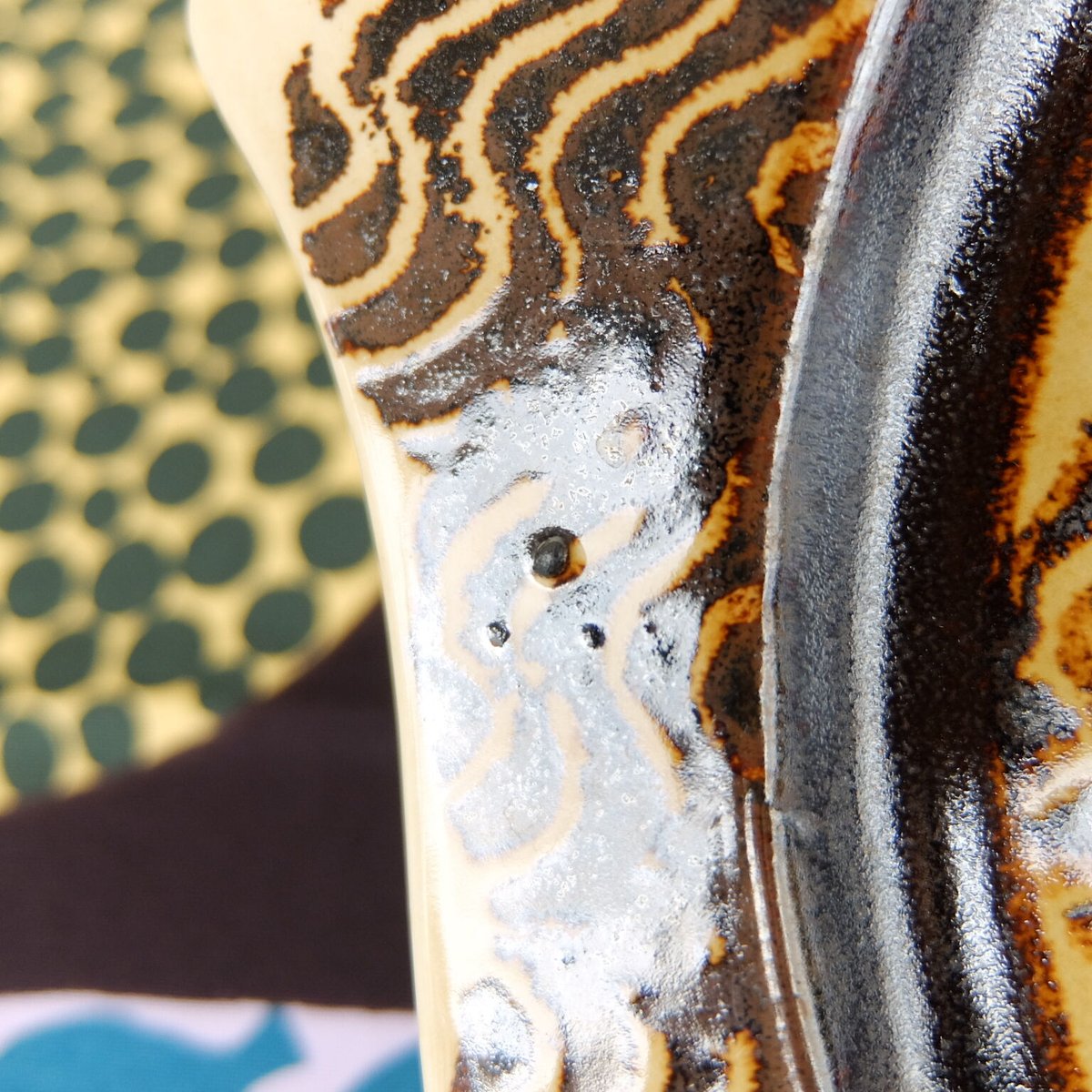 ARABIA カラ フィッシュプレート（L) | chuffy