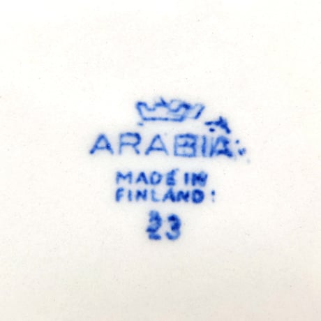 ARABIA アラビア　アネモネ　プレート(M)　柄無し