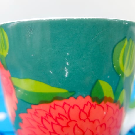 イッタラ Iittala × マリメッコ marimekko　＜Primavera＞マグカップ（レッド×グリーン）レアカラー