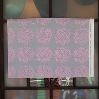 マリメッコ marimekko　＜Puketti＞ファブリック（グレー×ピンク）50×73cm　日本限定　廃盤カラー