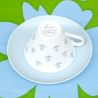 ARABIA アラビア　モニカ　コーヒーカップ＆ソーサー（水色）