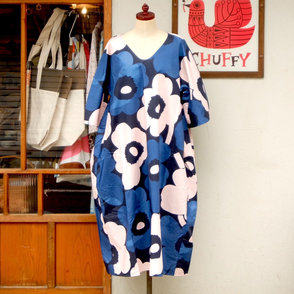 マリメッコ marimekko ＜Agnete Unikko＞ワンピース 大きなサイズ | c...