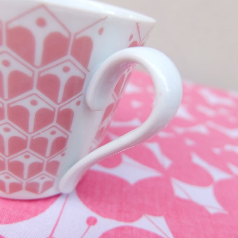 リュンビュー Lyngby コーヒーカップ ソーサー ピンク chuffy