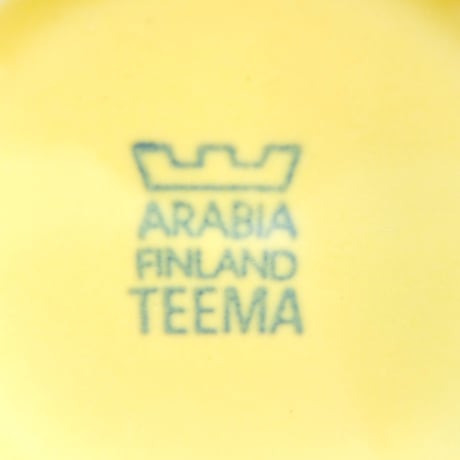 ARABIA アラビア　ティーマ　カップ＆ソーサー(S)　イエロー（廃番）