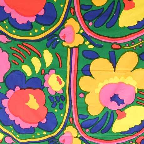 マリメッコ marimekko　＜Karuselli＞ヴィンテージ・ファブリック