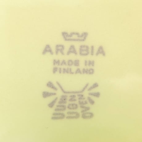 ARABIA アラビア　キルタ　カップ＆ソーサー(L)(b)　イエロー