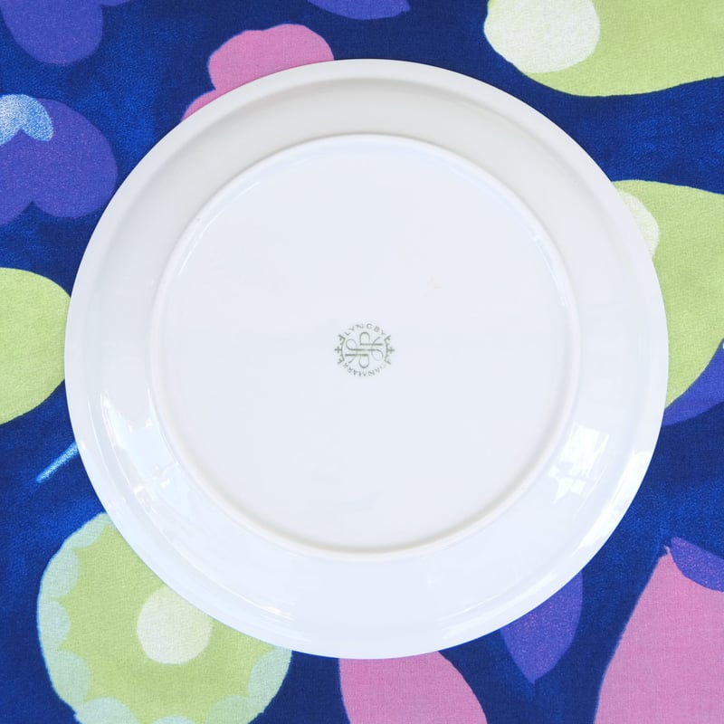 リュンビュー Lyngby ロータス プレート(M) ライムグリーン | chuffy