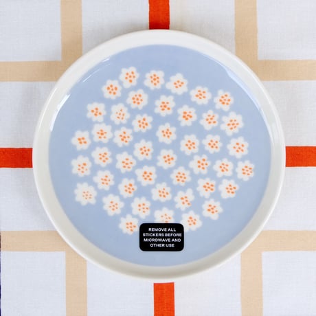 マリメッコ marimekko　＜Puketti＞プレート(S)（ライトブルー）日本限定