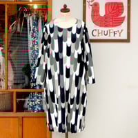 マリメッコ marimekko <Pieni Unikko>七分袖ワンピース(オフ マリメッコ marimekko <Pieni Unikko>七分袖ワンピース(オフ