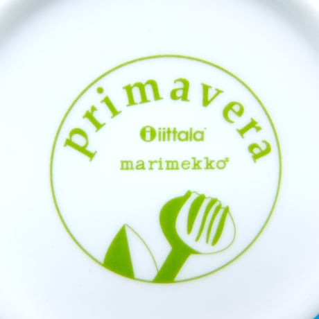 イッタラ Iittala × マリメッコ marimekko　＜Primavera＞カップ＆ソーサー（フィニッシュブルー）