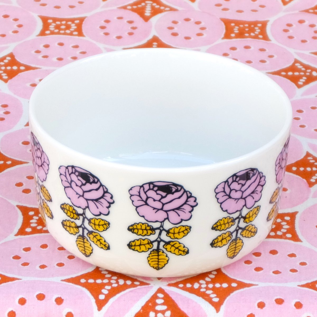 マリメッコ marimekko ＜Vihkiruusu＞ボウル(M)（スモーキーピンク） |