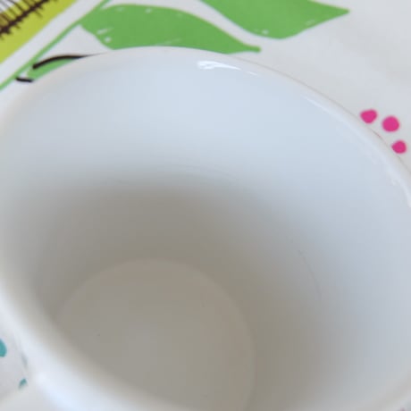 マリメッコ marimekko　OLDマグカップ（ブルー花）