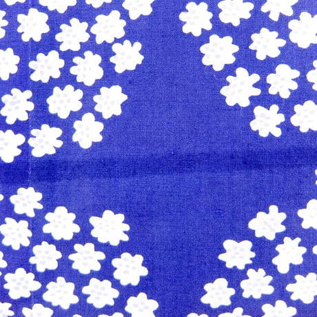 マリメッコ marimekko　＜Puketti＞ヴィンテージ・ファブリック（ネイビー）